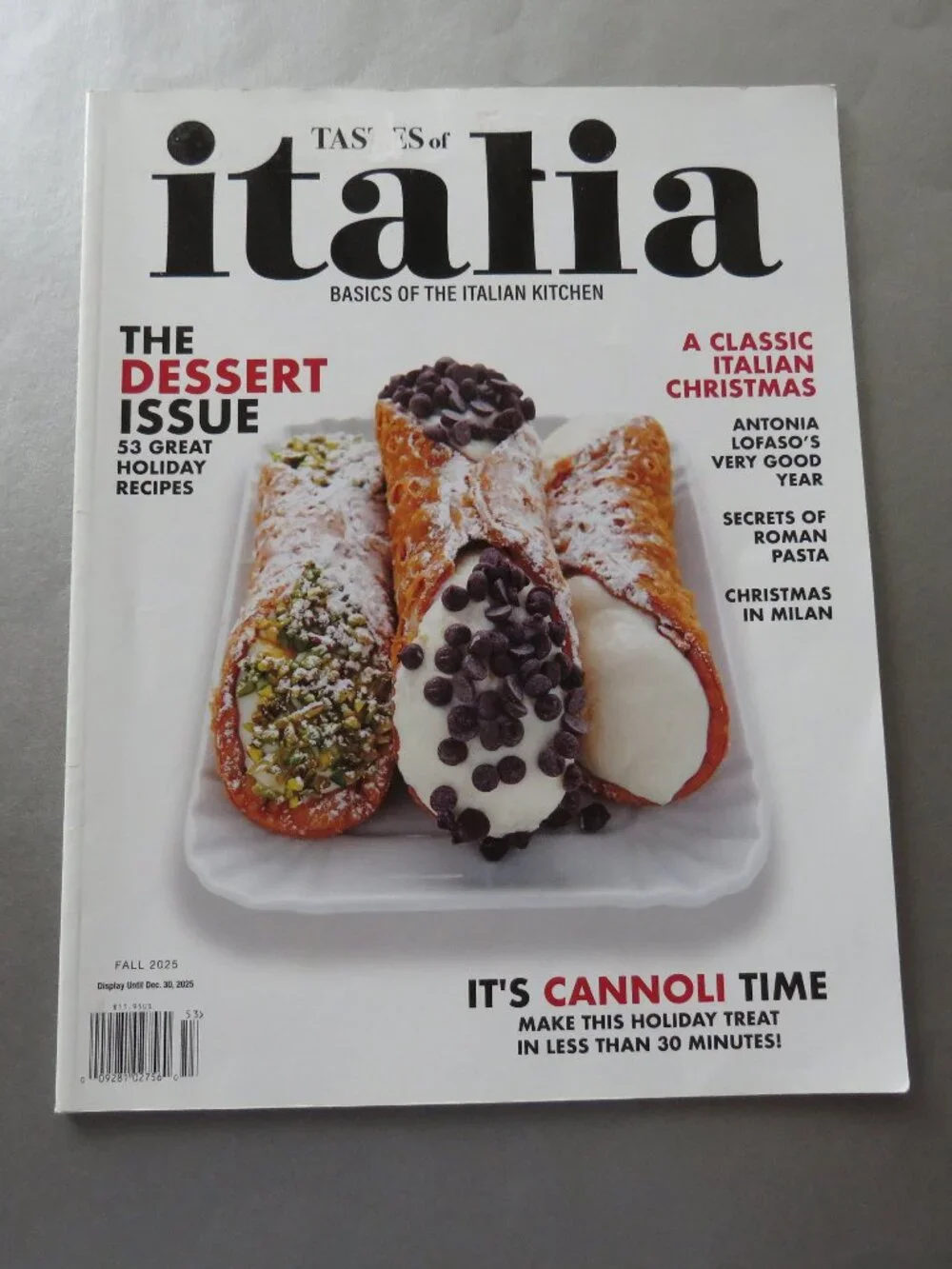 Tastes of Italia The Dessert Issue Magazine Fall 2025